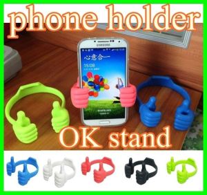 OK StandUniversal Smartphone Stand Universal Ok Thumb Mount Flexible Stand Holder For phone (Cute Finger)