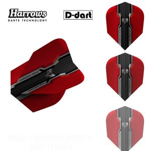 HARROWS DART FLIGHTS - STANDARD PRIME - WOLFRAM INFINITY 100 MICRON DART FLIGHTS (SAYAP ARROW)