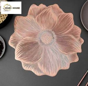 HOME + HOUND Foil Lotus placemats for dining table placemat waterproof table mat dining placemat