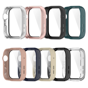 Reinforced Cover Case For Watch Fit 4 With Tempered Glass Integrated Screen Protector Guard Shockproof Easy Installation
