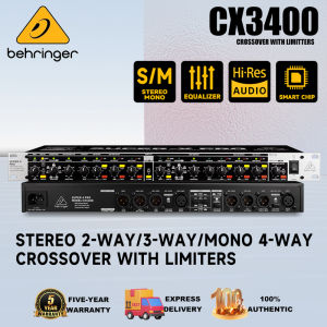 Behringer Super-X Pro CX3400 Multi-channel Crossover with Limiters stereo 2-way/3-way/ mono 4-way crossover