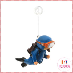 BIBLIO Aquarium Decor Fish Tank Floating Cute Decoration Diver Ornaments DIY Toy