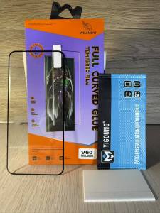 VIVO V60 V50 V40 PRO V40 LITE V30 / V30 PRO / V29 / V27 5G / V27 PRO YIGOUMO Full Glue Tempered Glass Curved Screen Protector