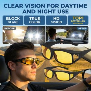 All Year Round Driving Sunglasses For Men AntiGlare Windproof Protective Eyewear For Drivers