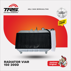 RADIATOR SET VIAR 150 200 DUDUKAN ATAS BAWAH PENDINGIN MESIN R3 [TRS]