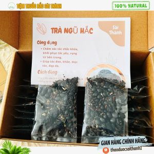 Trà Ngũ Hắc - Thảo Mộc Sài Thành - Giúp tóc chắc khỏe đen mượt hạn chế bạc sớm 100% Tự Nhiên