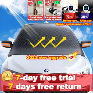 Hot selling 100000 pieces Car windshield Cover sunshade UV Protection Car Cover Waterproof Cover for Car Windshield Cover Magnetic Edges Car Snow Cover Windshield Guard Protector Sun Shade Cover Waterproof Protector Truck/SUV Car Sunshade Cover