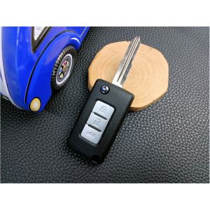 Phụ Kiện Chìa Khóa Lật Cho Mitsubishi Montero GLX Mirage GLX Xpander GLX Strada GLX Chất Lượng Cao Vỏ Chìa Khóa Xe Hơi Bộ Vỏ Điều Khiển Từ Xa Thay Thế Có Logo