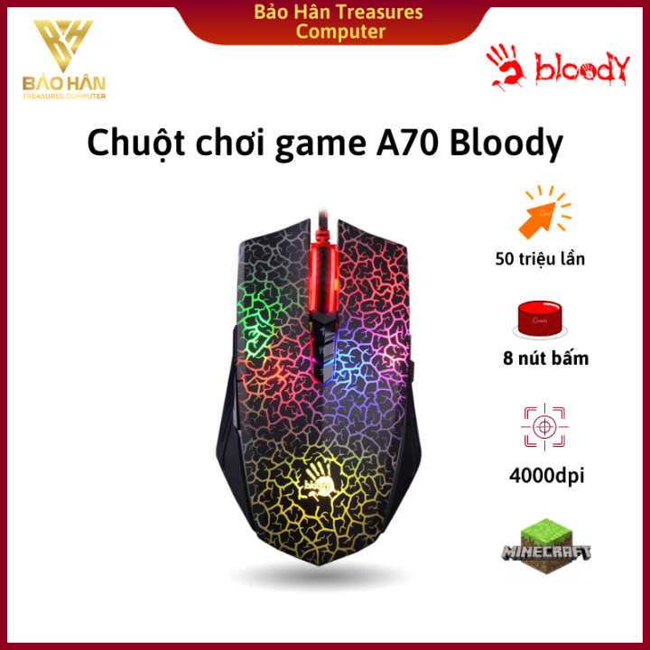 Chuột Có Dây Gaming A4TECH BLOODY A70 - Hàng Chính Hãng | Lazada.vn