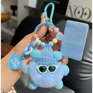Cute "Soot Sprite" Plush Keychain – Soft & Adorable Doll – Exquisite Car Key Charm – Stylish Backpack Accessory