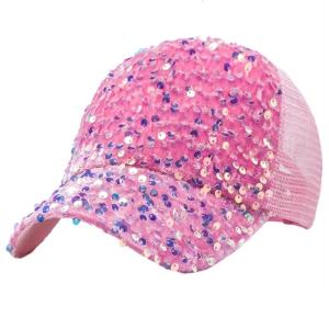 Breathable Baseball Caps for Women Girls Stylish Adjustable Jeweled Sports Hat Outdoor Activity Photo Props