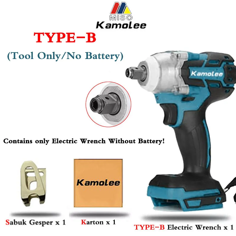 Kamolee DTW285 520 Electric Impact Wrench 1/2