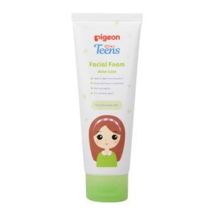 PIGEON TEENS Facial Foam Acne Care 40g 100g || Sabun Cuci Muka Jerawat || Pembersih Wajah Remaja Pigeon Original