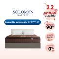 SOLOMON ที่นอนสปริงHybrid หนา10นิ้ว รุ่นBrownie. 