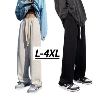 กางเกงกีฬา ขายาว เอวยางยืด ทรงหลวม โอเวอร์ L-4XL สำหรับผู้ชาย