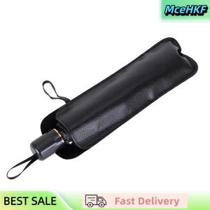 MceHKF Đen PU da ô Bìa trường hợp di động không thấm nước ô lưu trữ túi ô Túi xách tay ô Bìa