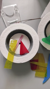 เตาหลอมกระจกที่ปลอดภัยและแข็งแรงเตาเผาแก้วอบไมโครเวฟได้อุณหภูมิสูงสำหรับศิลปินบ้านและผู้ผลิต