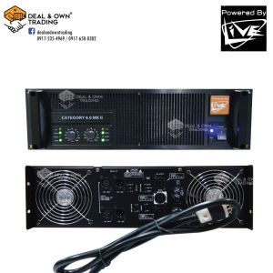 Live Category 6.0 MKII 2500W X 2 8 Ohms Powered Amplifier