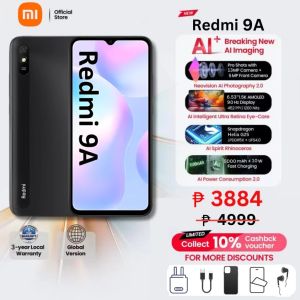 [ Brand New ]Xiaomi Redmi 9A Smartphone | 6GB Ram + 128GB Rom | 6.53" Display | 5000mAh Long-Lasting Battery