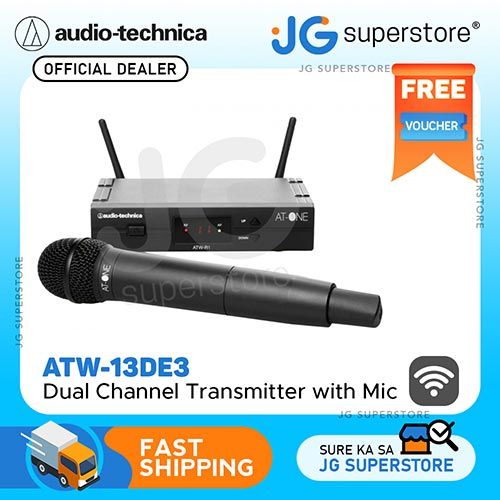 Audio Technica ATW 13DE3 At One Dual Channel UHF Wireless