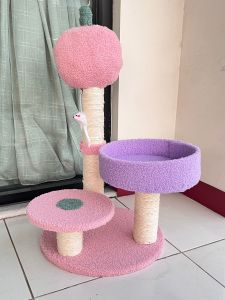 Cat Tree Kandang Kucing Cat Condo Garukan Kitten Cat Wall Playground Mainan Kucing