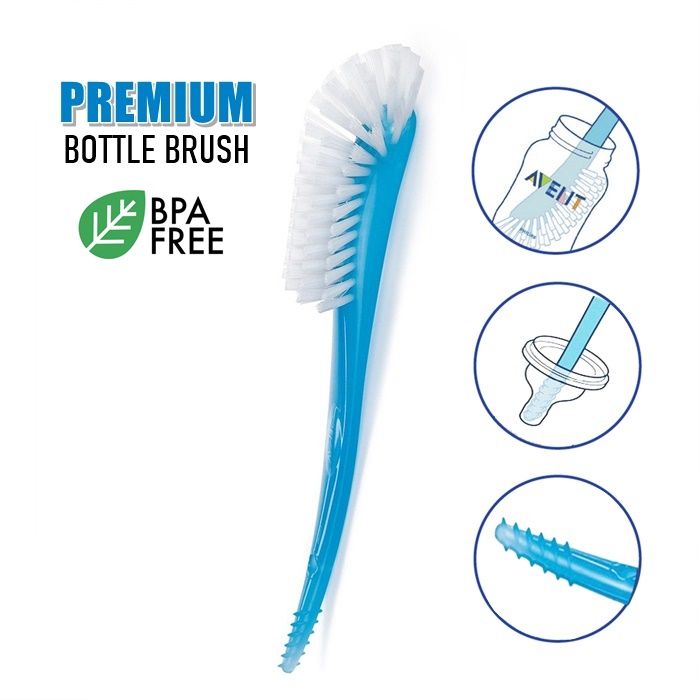 Malaysia: Berus Botol Bayi Avent l Teat Brush Baby Feeding Cleaning l Berus Botol Susu 奶瓶刷