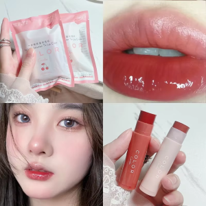 【Super low price】Lip Balm Moisturizing Anti-dry Balm Easy To Carry Anti-cracking Lipstick Colored Lip Tint Makeup Lip Care Cosmetics Lipgloss