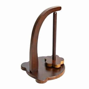 SIRENXI 360 ° Có thể xoay được Giá đỡ sợi Gỗ Lực hút từ tính Máy kéo sợi Quà tặng Nhẹ Máy cuốn len Đan móc