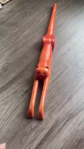 Generic Cute Cat Wooden Long Handle Scratching Massager 45 cm Back Massager