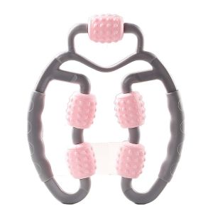 SERAPHYXO ล้อห้าล้อ ห่วงรัดสำหรับนวดขา เครื่องนวดตัว ป้องกันเซลลูไลท์ป้องกัน ที่หนีบขารูปวงแหวน มัลติฟังก์ชั่ ผ่อนคลายกล้ามเนื้อผ่อนคลาย ลูกกลิ้งคลายกล้ามเนื้อ อุปกรณ์ฝึกโยคะ