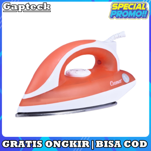 COSMOS CIS418 Setrika Nonstick Anti Lengket Daya 400W Bergaransi Resmi