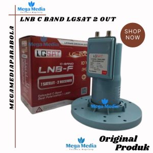 LNB Parabola Jaring C band single paralel 2TV murah Original sinyal super kuat