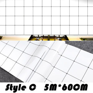 MY STOCK JSSJ 3/5M High Quality Vinyl Marble Wallpaper Dinding Rumah Wall Decoration Waterproof Self Adhesive Wall Sticker Remove Oil-Proof For Wardrobe Kitchen Countertops