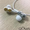 Tai nghe Goma, tai nghe HIFi 2 đường tiếng có micro dành cho điện thoại chân cắm 3.5mm ( Giao màu ngẫu nhiên). 