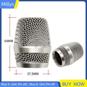 Millys Đầu nướng micro đầu bi lưới tản nhiệt micro Phụ kiện thay thế đầu lưới micro kim loại phụ kiện tự làm cho Shure beta58a
