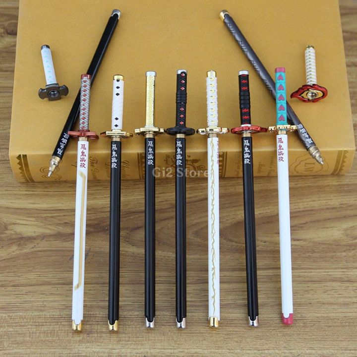 Bút viết mực hình kiếm của các nhân vật Tanjiro Zenitsu Muichiro Nezuko ...