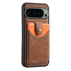 2 in 1 Detachable Magnetic Cards Solt Wallet Leather Case For Google Pixel 9 Pro XL 9A 8 8A 7 7A 6A Pocket Bag For Magsafe Cover