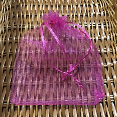 ถุงผ้าแก้ว 13 x 18CM แพ็ค100ใบ) ) gauze bag ถุงผ้า ถุงผ้าไหมแก้ว ถุงใส่ของขวัญ ถุงผ้าหูรูด ถุงใส่ของชำร่วย