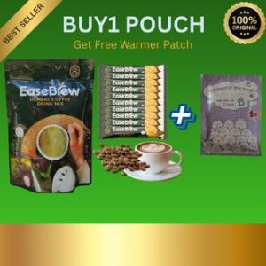 ORIGINAL EASEBREW HERBAL COFFEE 30Sachets per pack with Stevia Organic Coffee Natural Beverages