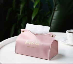 Tissue Bag Nordic Style Beautiful Leather Tissue Bag Living Bedroom Bathroom Tissue Covers