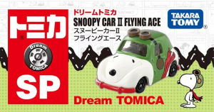 TAKARA TOMY Tomica SNOOPY CAR I FLYING ACETOMY Motor Vehicle Model  Diecast Car Model Childrens Toy Girls Christmas Gift