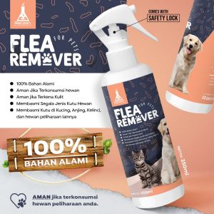 COD Obat Ampuh Anti Kutu Hewan Anjing & Kucing 100% Bahan Alami RACOON / Flea Remover
