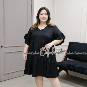 Dress Jumbo LD 130 Premium Baju Big Size BAJUBUNDA TEMARA