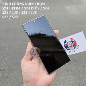 Kính cường lực chống nhìn trộm 0.18mm S24 Ultra S24 Plus S24 S23 Plus S22 Plus nhận vân tay