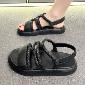Free Shipping WomenS Summer New Fish Mouth Strap Wedge Sandals WomenS Plus Size Thick-Soled Shoes WomenS Summer New Fish Mouth Strap Wedge Sandals WomenS Plus Size Thick-Soled Shoes