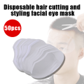 50pcs Face Hairspray Shield Film Hairspray Clear Shield Mask Eye Facial Protective Mask Hairdressing. 