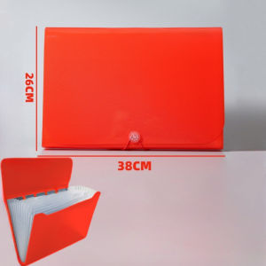 Long Expanding File Folder with 13 Pockets File Organizer for Documents Bill Receipt Document Bag Certificates Organizer