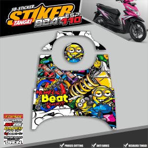 SB Stiker Tangki Bensin BEAT ESP 110 -Stiker viral tangki terbaru BEAT ESP 110 Sudah Terpotong VIRAL