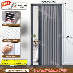 UPSEN Accordion Door Indoor Honeycomb Sliding Door Folding Door Household Sliding Door Track Door Folding Door Door Bathroom Sliding Door