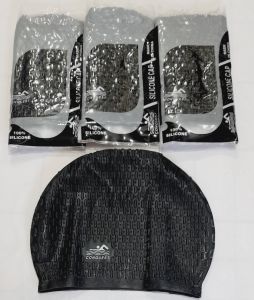 Nón bơi - Mũ bơi Conquest 100% Sillicone có gai cho Trẻ em Người lớn Màu sắc đa dạng